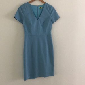 J. Crew Light Blue Pencil Dress